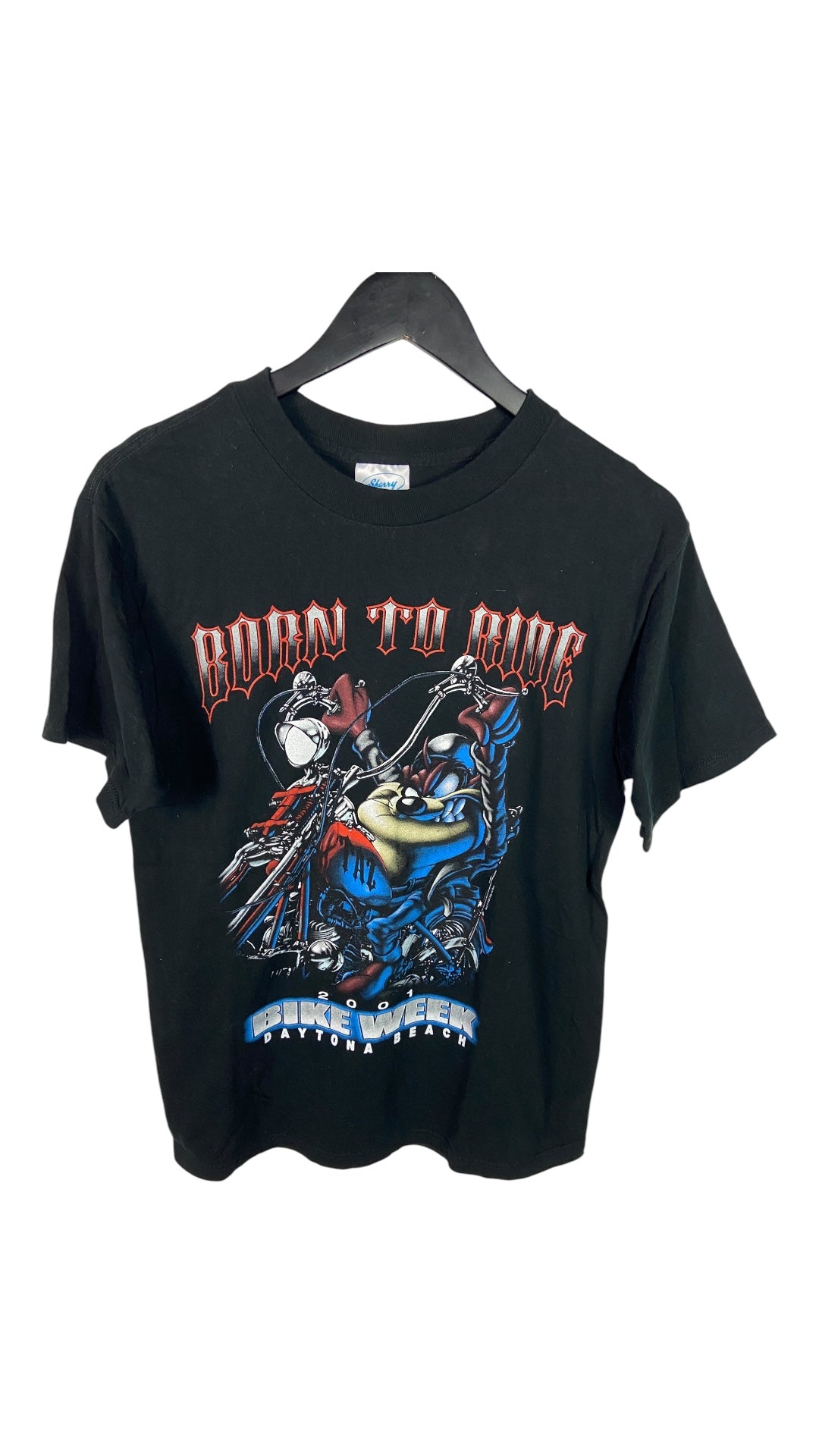 VTG 2001 Harley Davidson Taz Motorcycle Tee Sz Medium