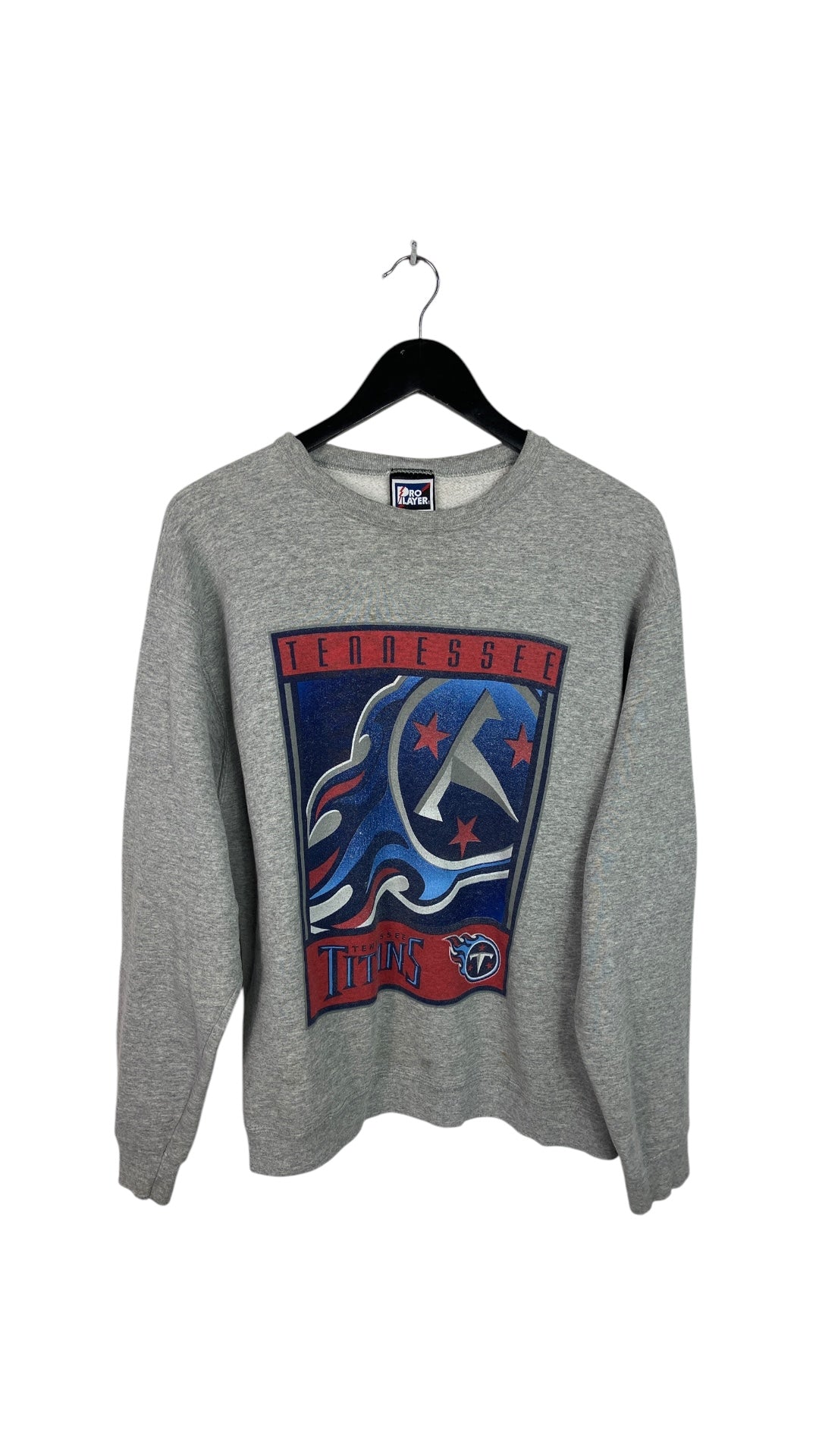 VTG Tennessee Titans Pro Player Crewneck Sweater Sz L