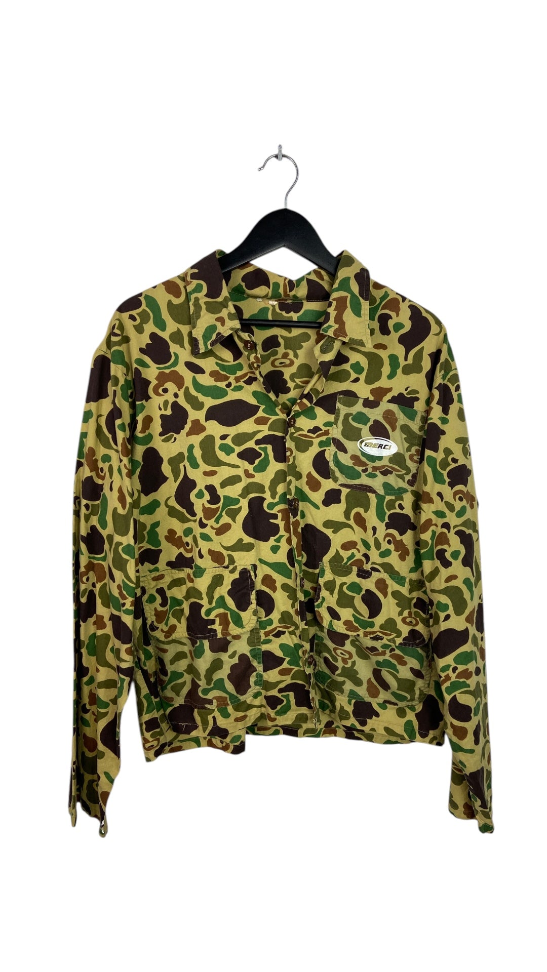 Merci Beaucoup Custom Duck Camo Work Shirt Sz L
