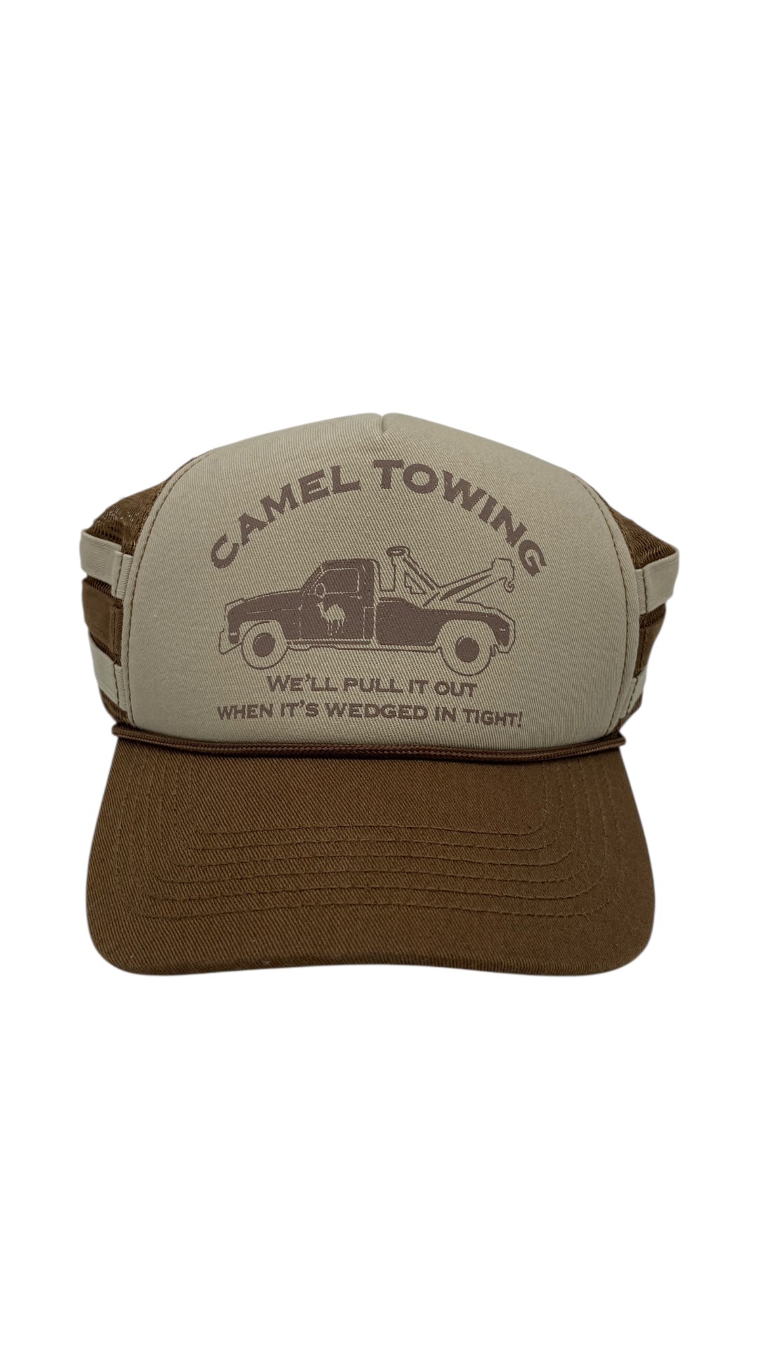 Camel Towing Brown/Light Brown Trucker Hat