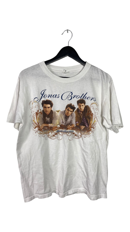 Jonas Brothers World Tour 2009 Tee Sz M/L