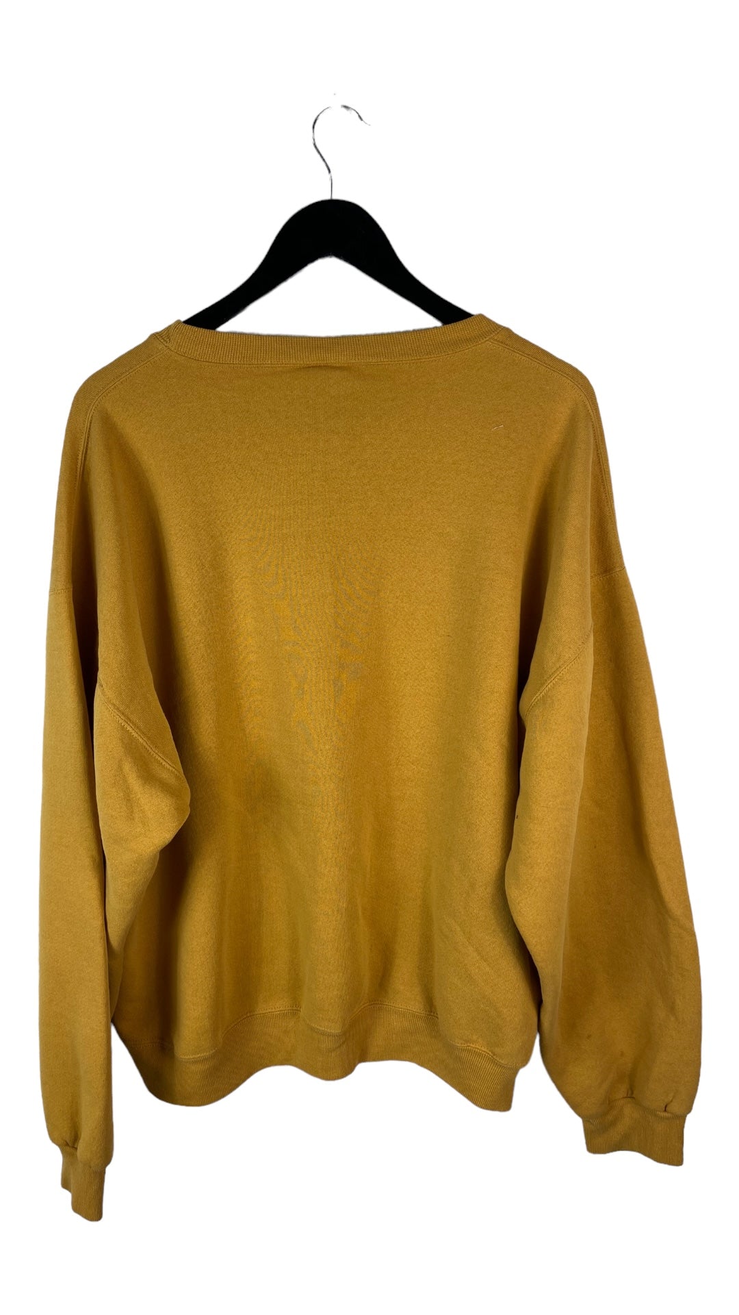 VTG Yellow Russell Crewneck Sweater Sz XXL