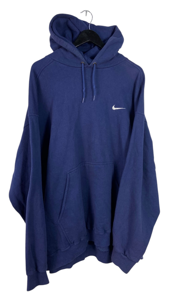 VTG Nike Navy Heavyweight Hoodie Sz XXL