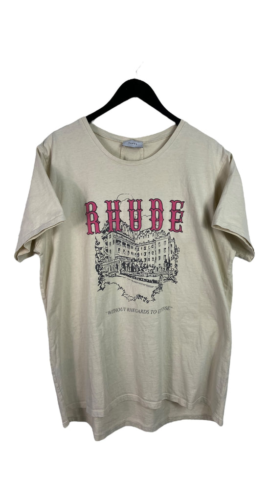 Preowned Rhude Without Rhegards to Expense Tee Sz L