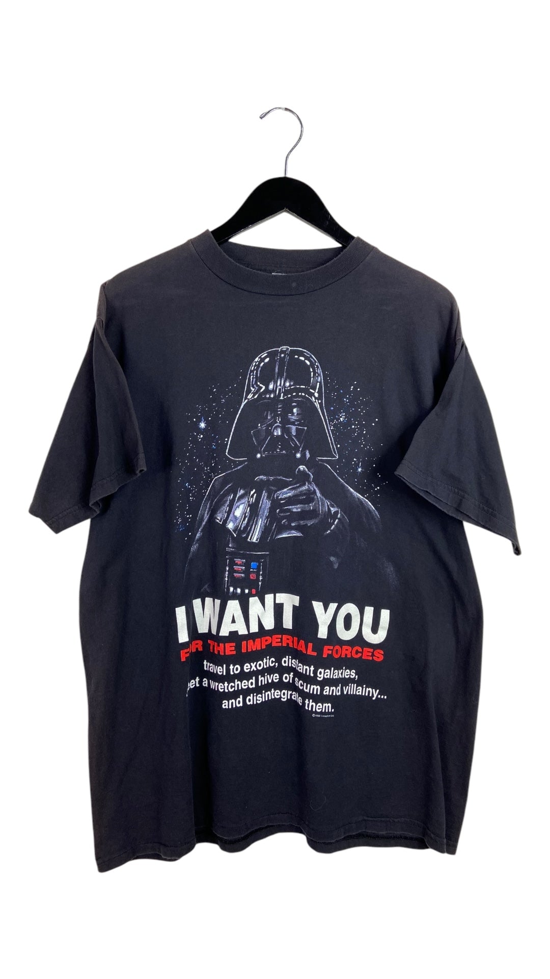 VTG Star Wars I Want You Darth Vader Tee Sz XL