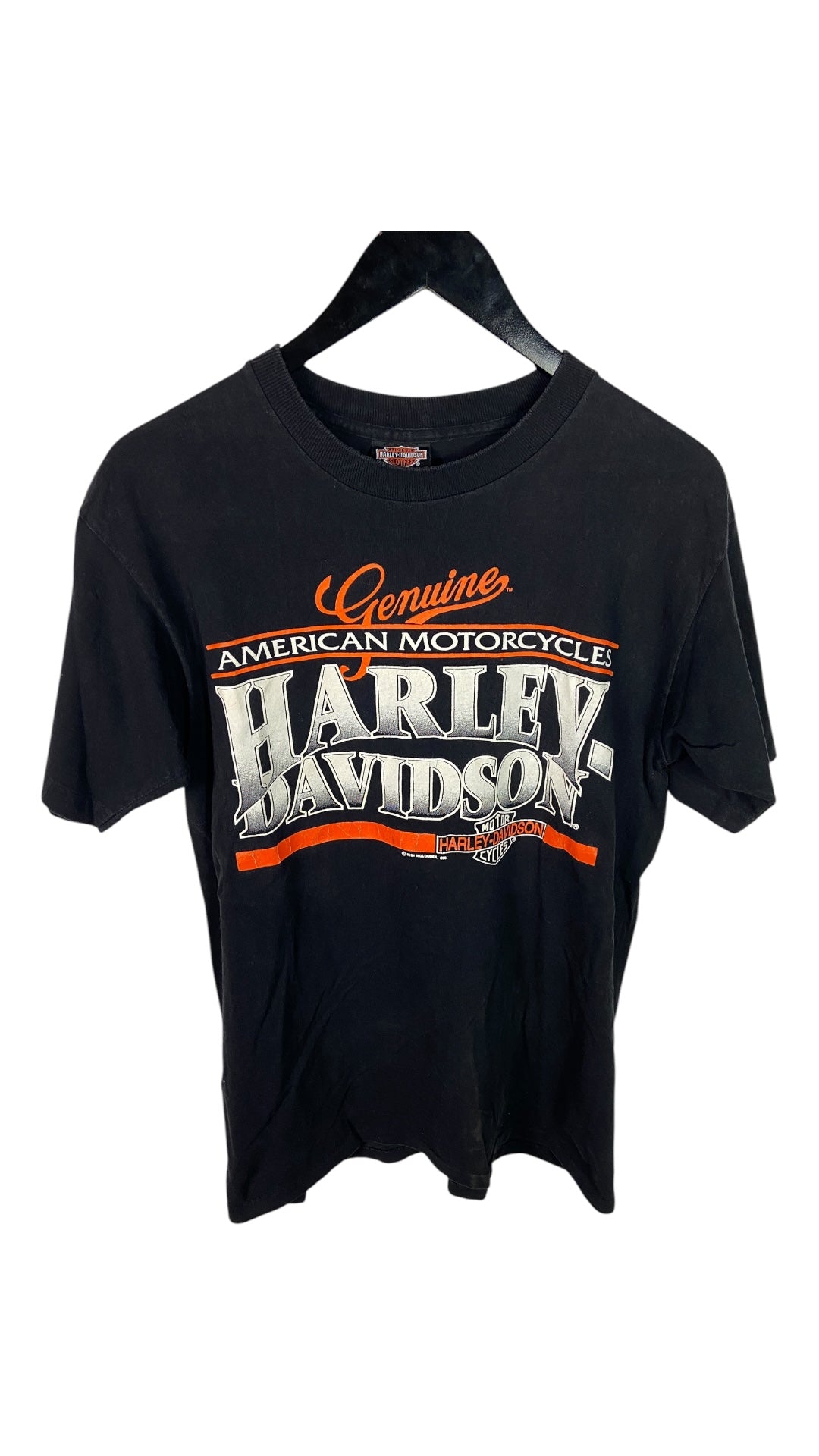 VTG 90's Harley Davidson Genuine American Motorcycles Tee Sz Medium