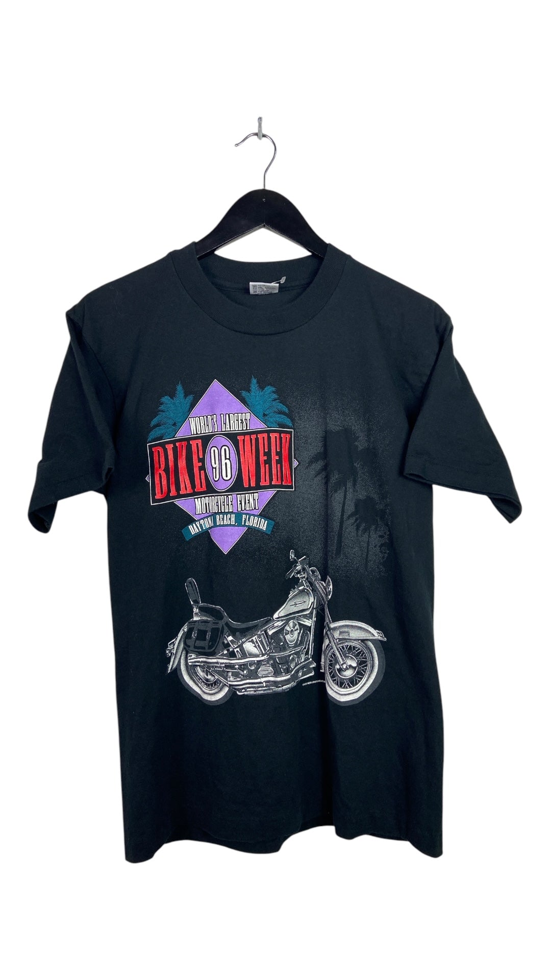 VTG Worlds Largest Bike Week '96 Motorcycle Tee Sz M