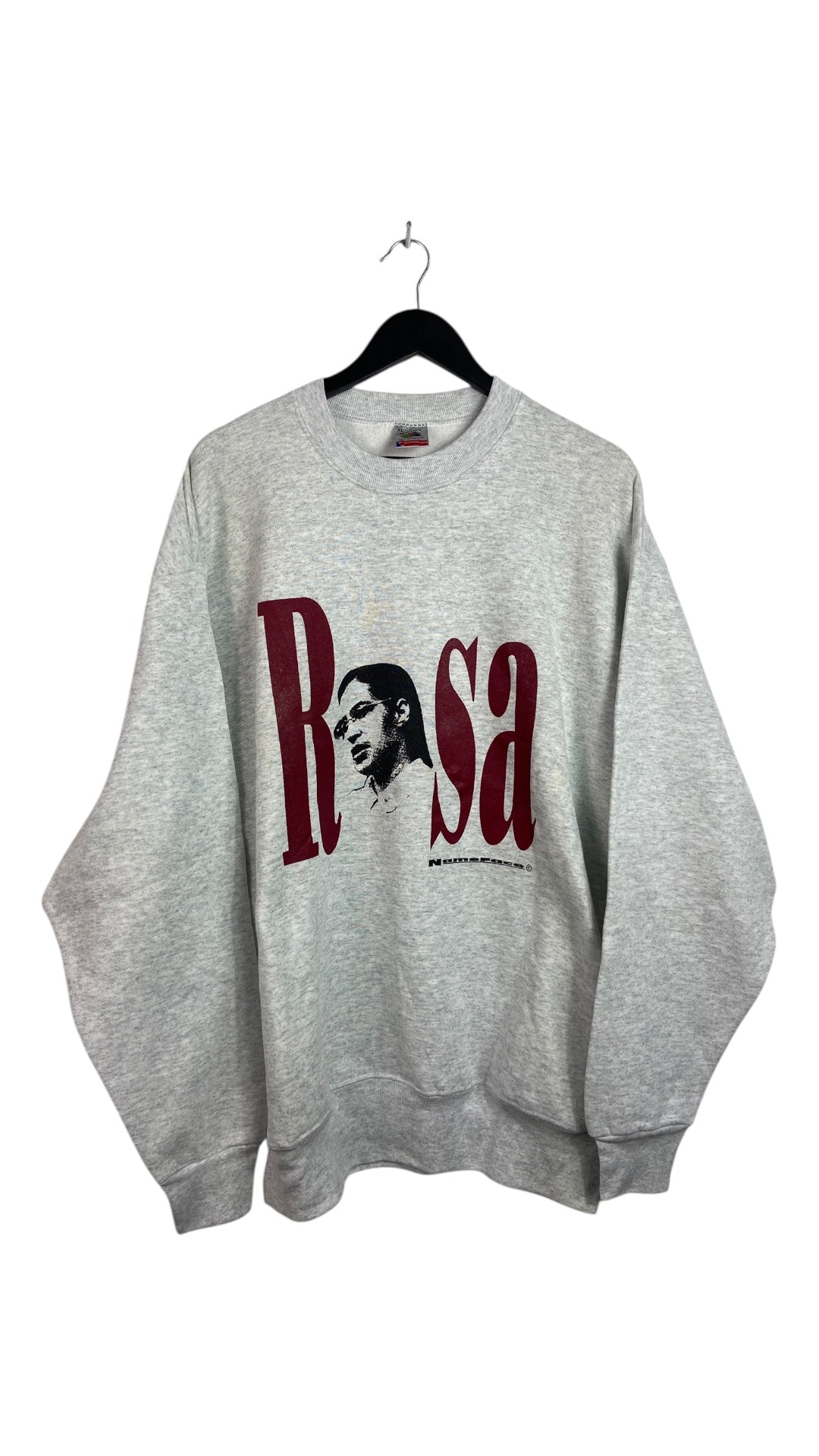 VTG Rosa Parks Nameface Spellout Sweatshirt Sz XL