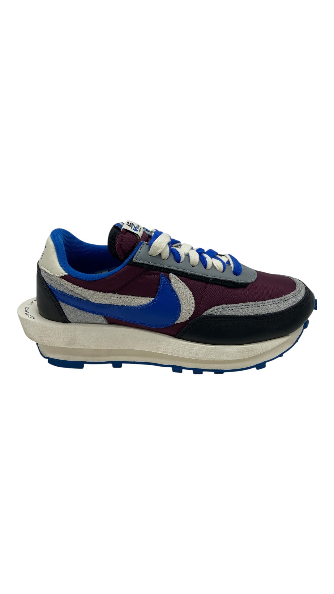 Preowned Nike x Sacai x Undercover LDWaffle "Night Maroon"DJ4877-600 Sz 9M/10.5W