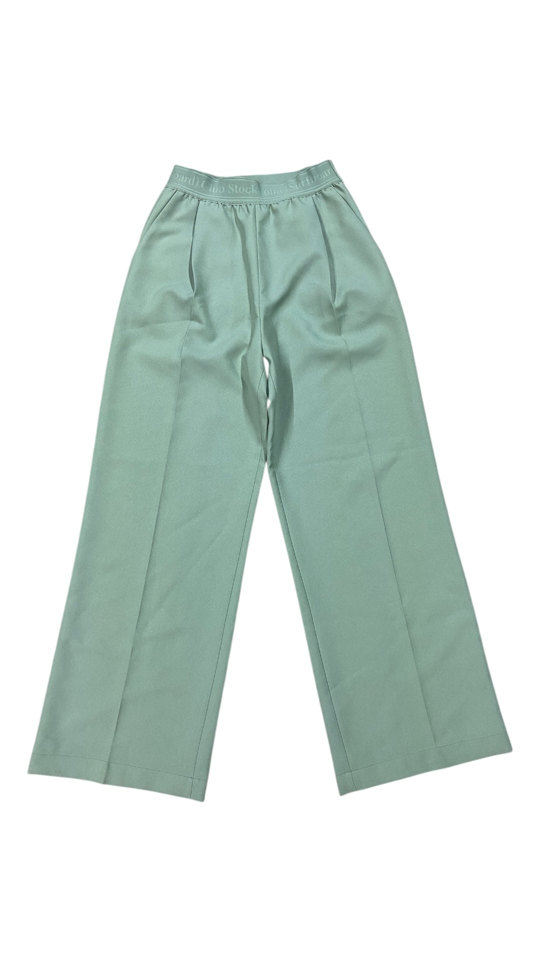 Stockholm Surf Club Green Wide Leg Trousers Sz 28