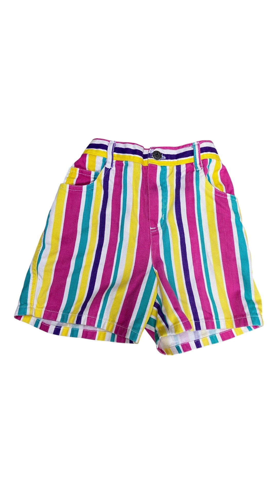 VTG Kids Boujour Multicolor Shorts Sz 6