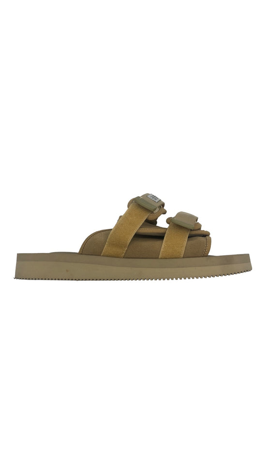 Preowned Suicoke Beige Moto Sandals Sz 12