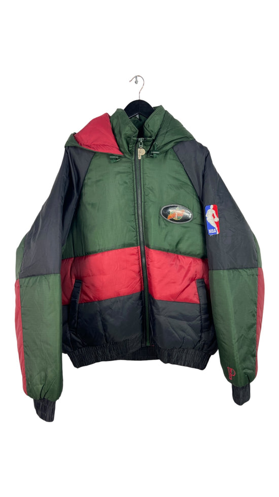 VTG Seattle Sonics Pro Player Puffer Jacket Sz XL