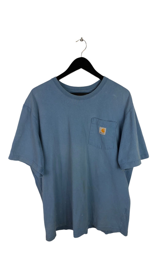 Carhartt Baby Blue Pocket Tee Sz XL