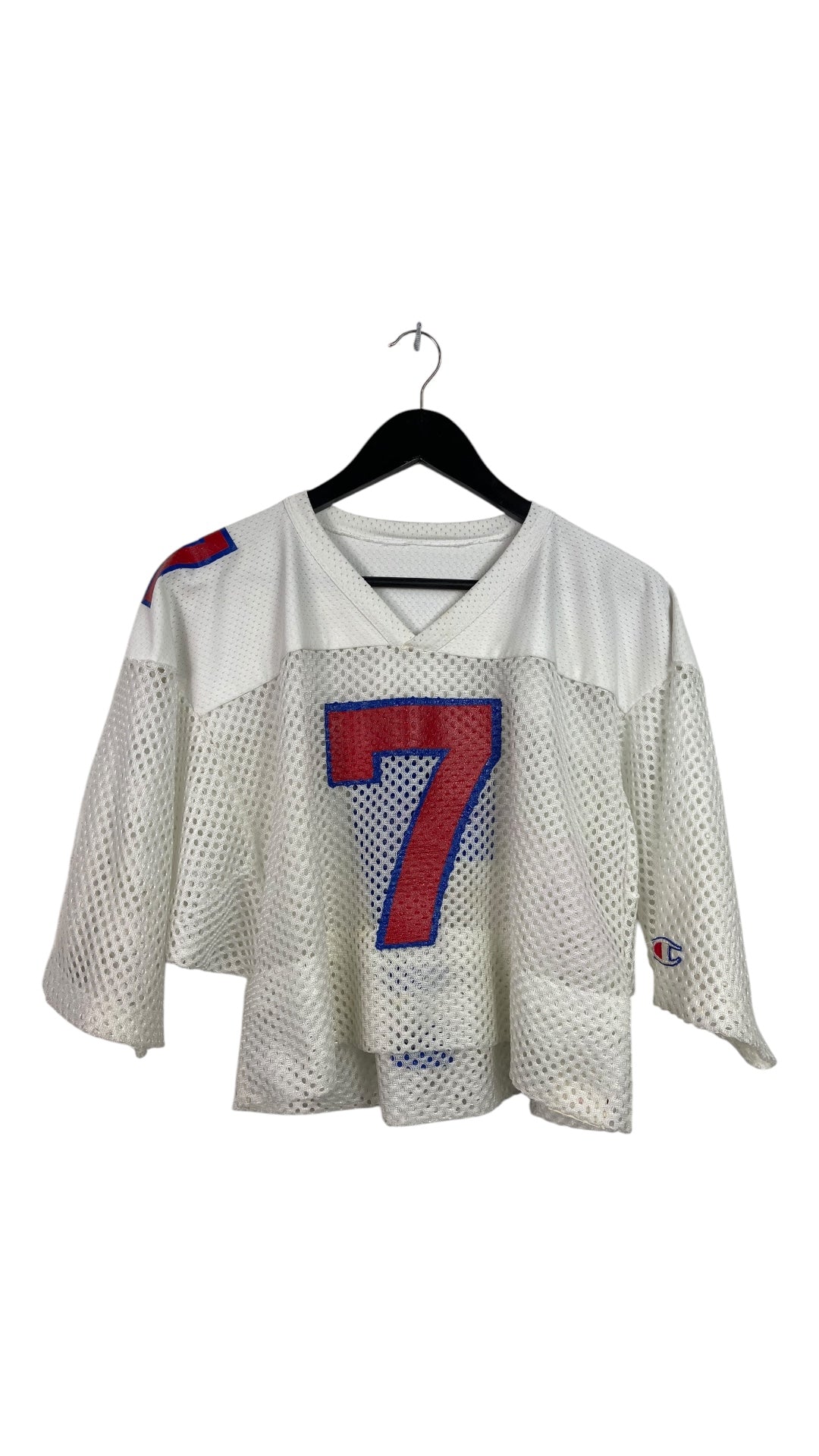 VTG White Football Jersey Sz M/L