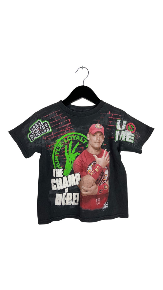 Y2K John Cena Champ is Here Kids Tee Sz Youth XS