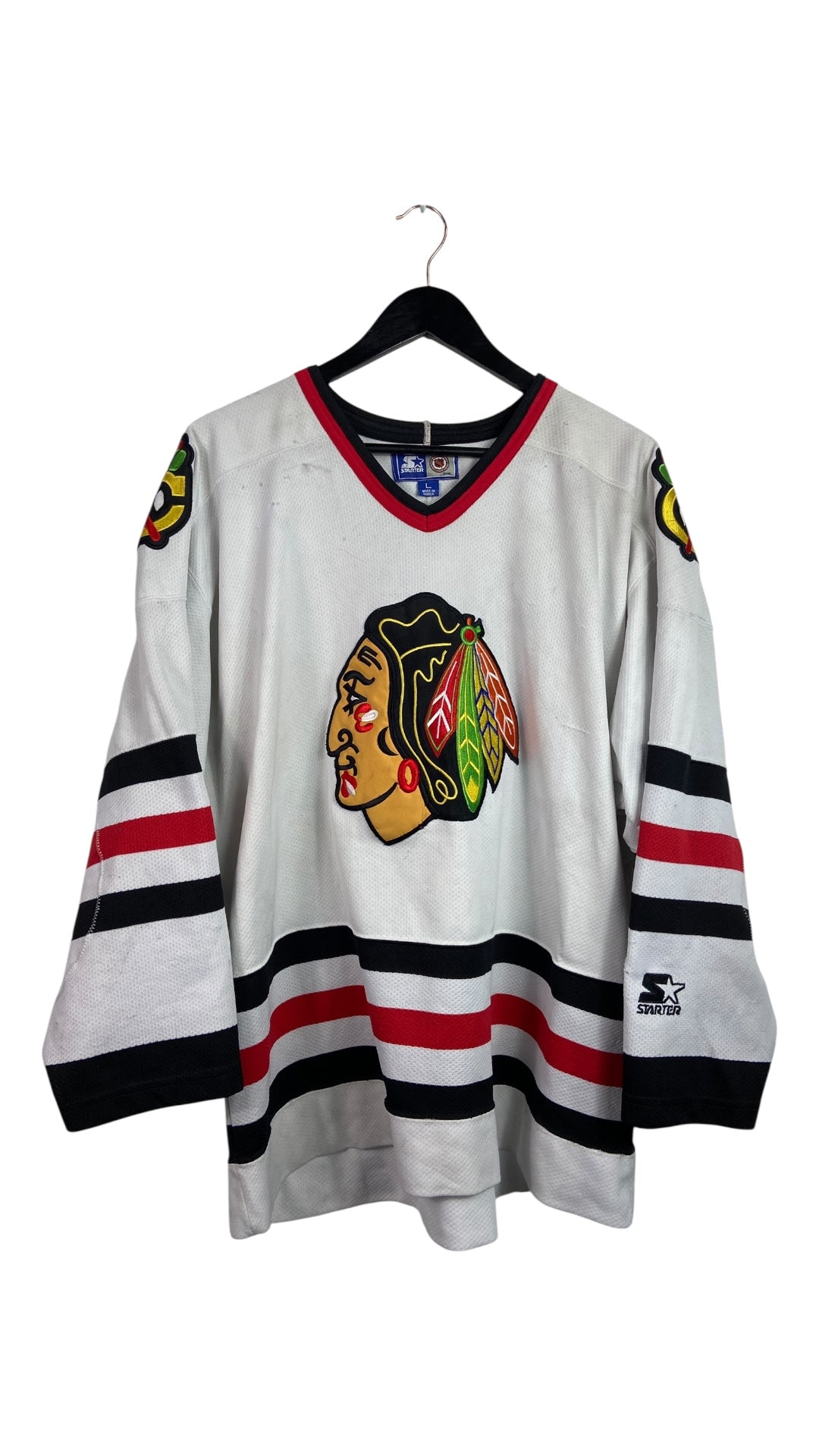 VTG Chicago Blackhawks Starter Jersey Sz L
