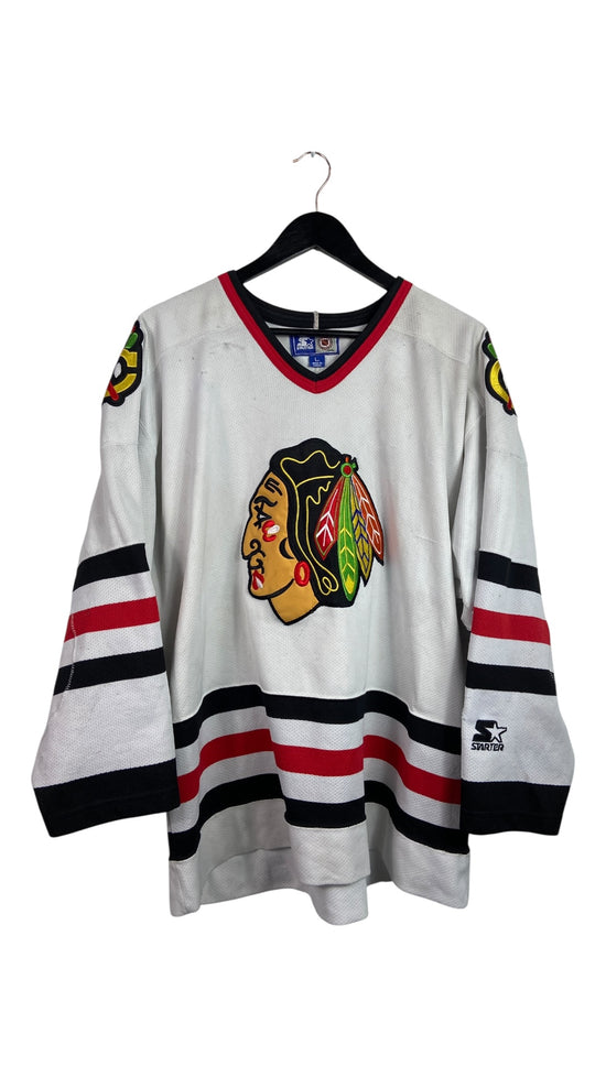 VTG Chicago Blackhawks Starter Jersey Sz L