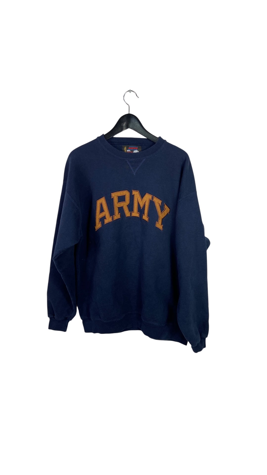 VTG Blue/Orange Army Sweater Sz XL