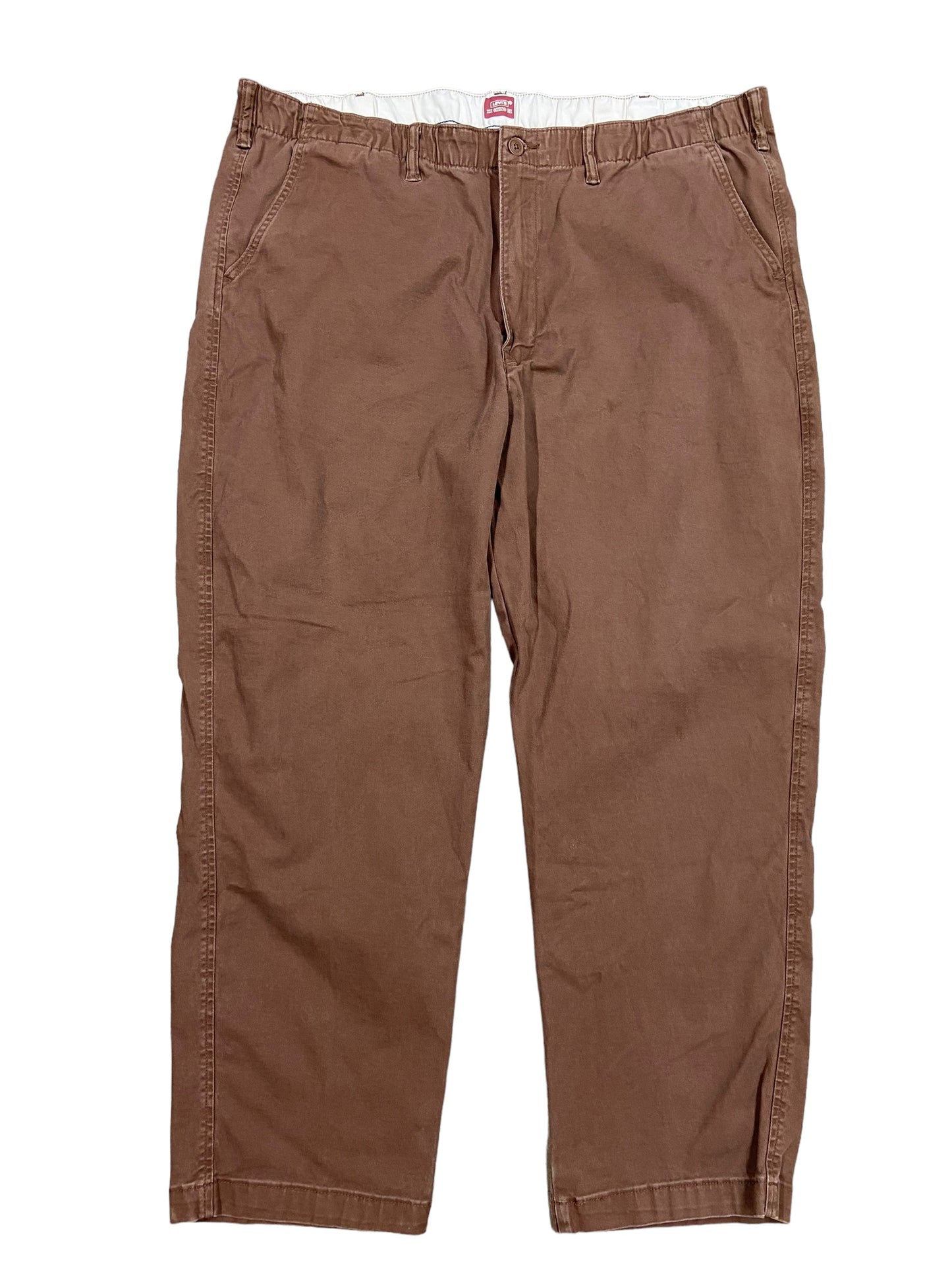 Levi's Chino xx Slim Tapper Fit Chocolate Brown Pants Sz 44x28