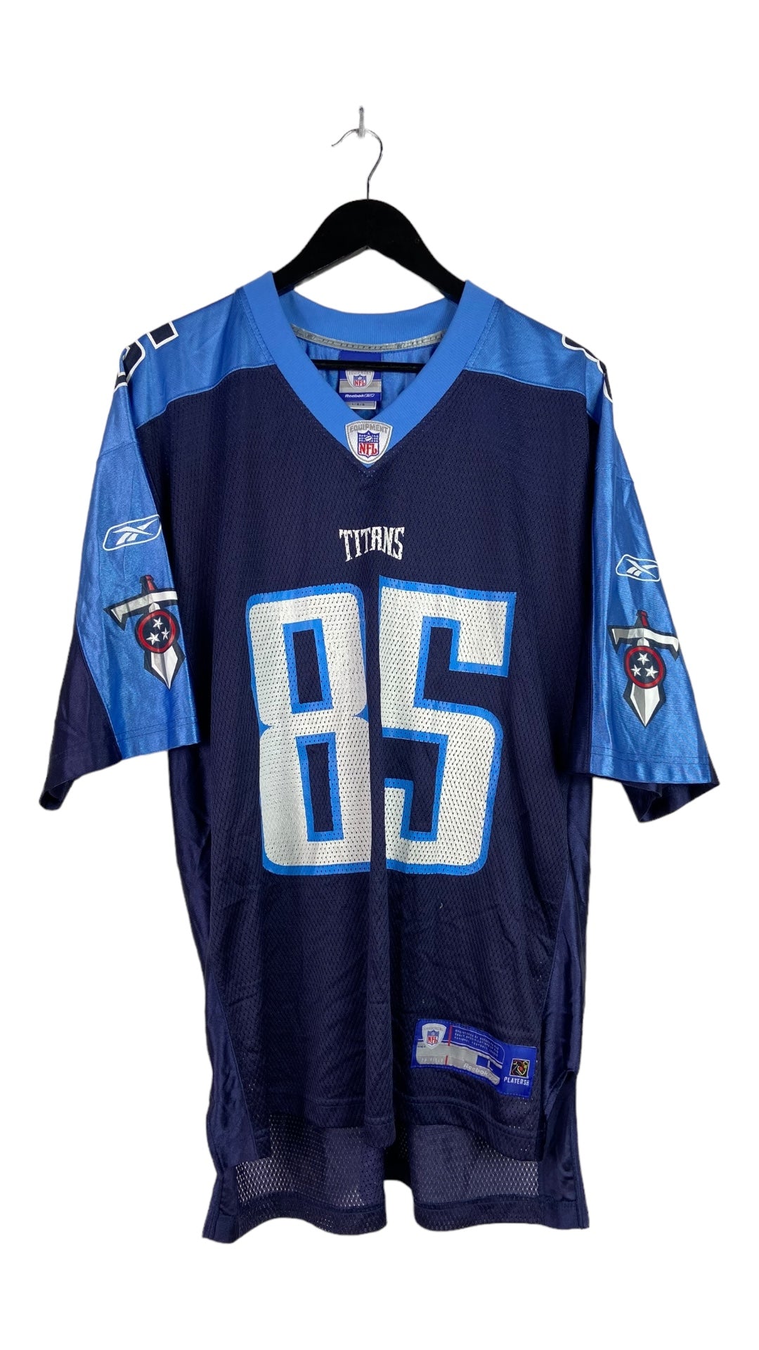 Y2K Tennessee Titans #85 Derrick Mason Reebok Jersey Sz L