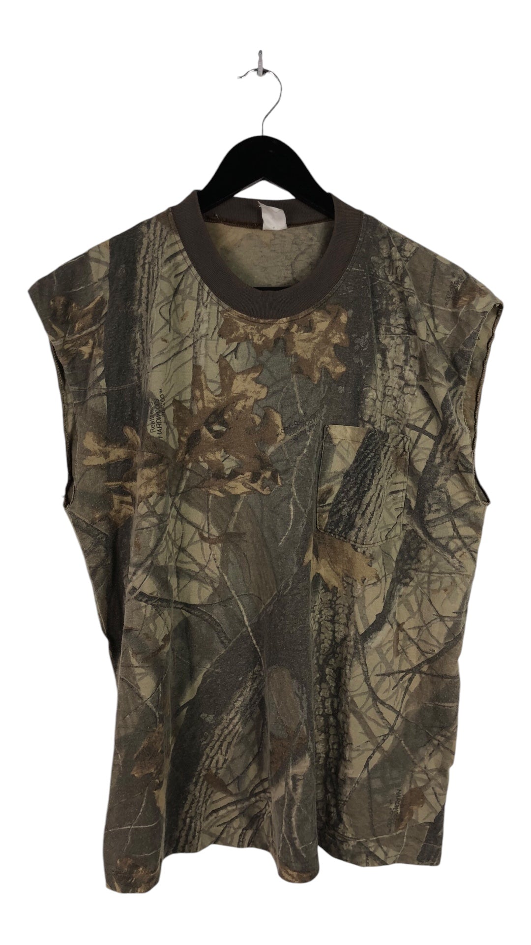 VTG Camo Sleeveless Tee Sz M