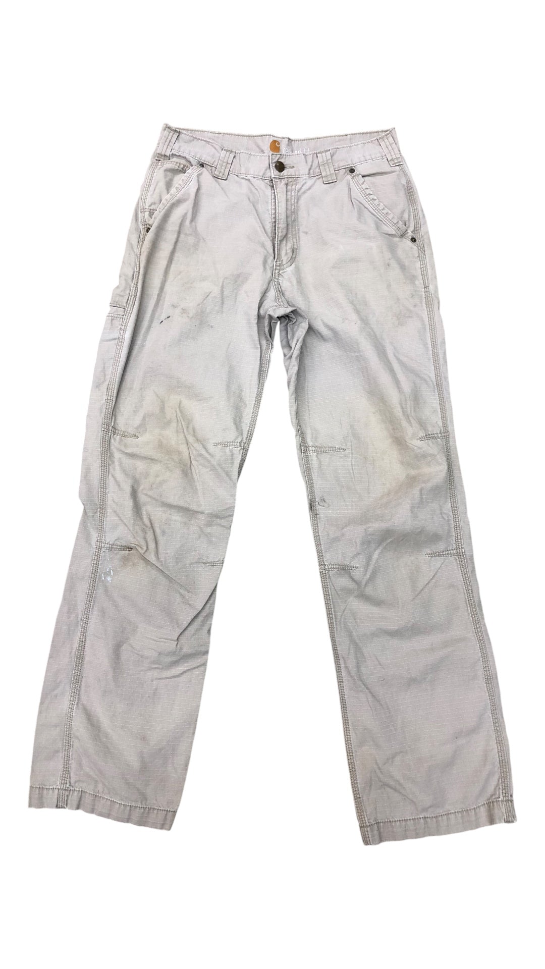 Y2K Light Grey Carhartt Cargo Pants Sz 32x32