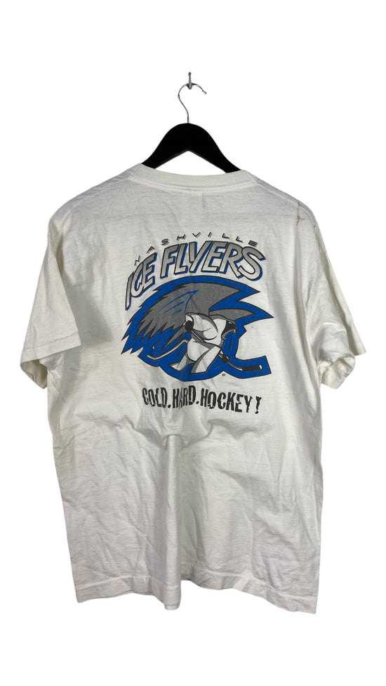 VTG Nashville Ice Flyers Cold Hard Hockey Tee Sz XL