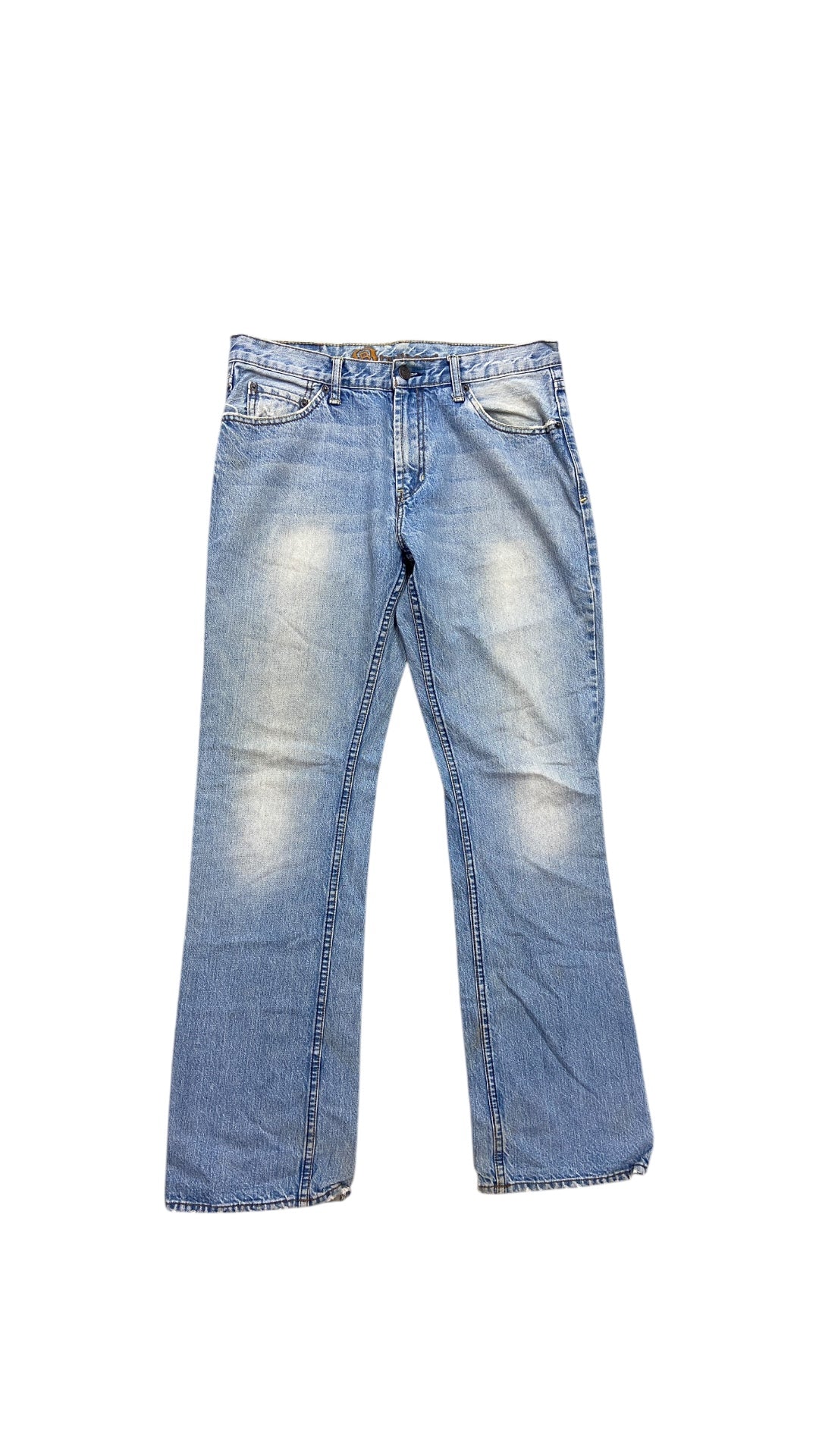 VTG Bullhead Light Wash Bootcut Denim Jeans Sz 33x34
