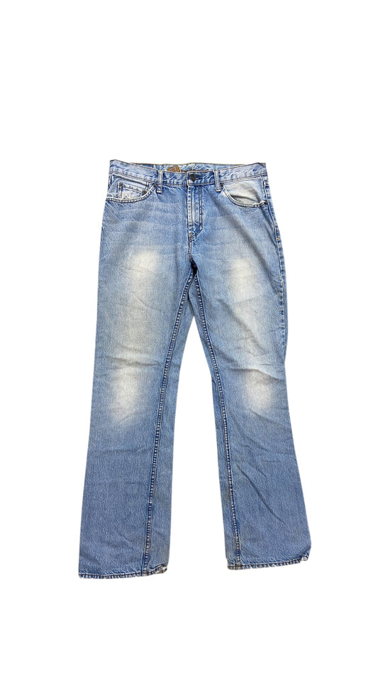 VTG Bullhead Light Wash Bootcut Denim Jeans Sz 33x34