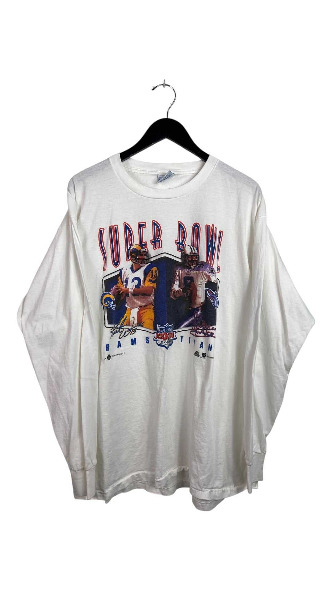 VTG Super Bowl Tennessee Titans LS Tee Sz XL