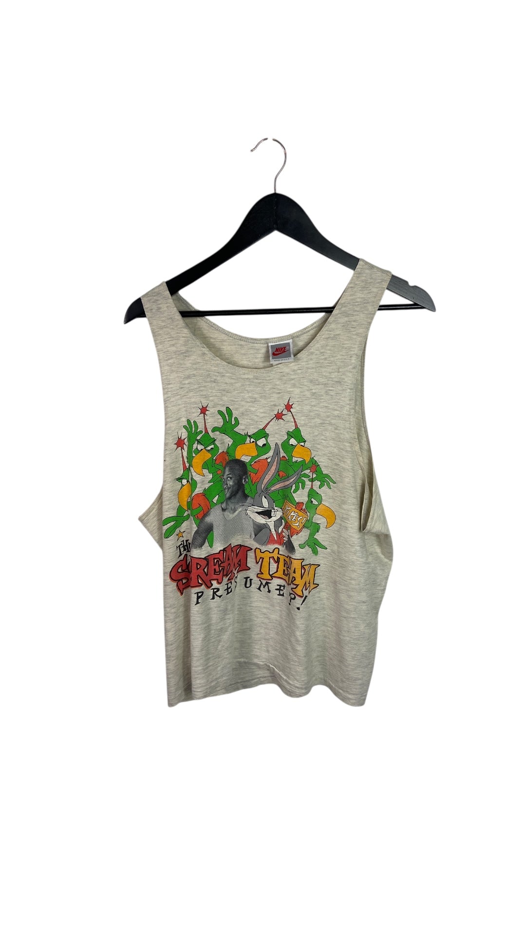 VTG 1993 Jordan Space Jam "Scream Team" Tank Top Sz L