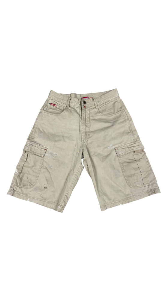 Y2K Ecko Unltd Khaki Cargo Shorts Sz 32"