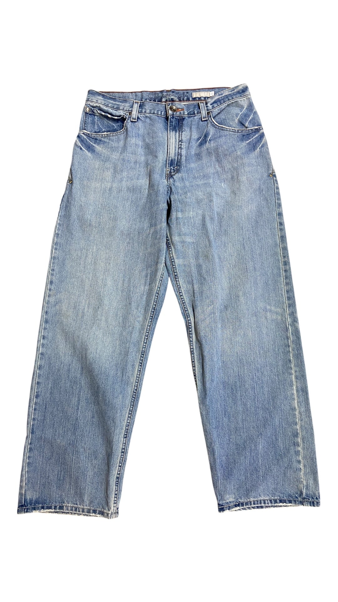 Y2K Levi’s Silvertab Light Wash Denim Jeans Sz 34x32