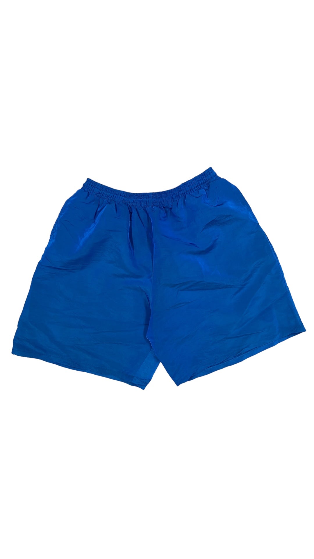 VTG Blue Elastic Waist Shorts  Sz 28x8