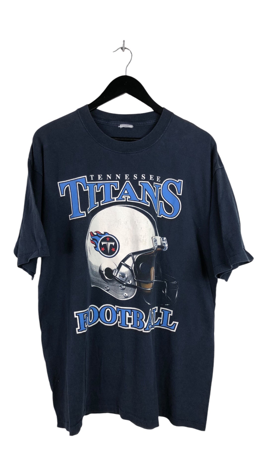 VTG Tennessee Titans Helmet Print Tee Sz XL