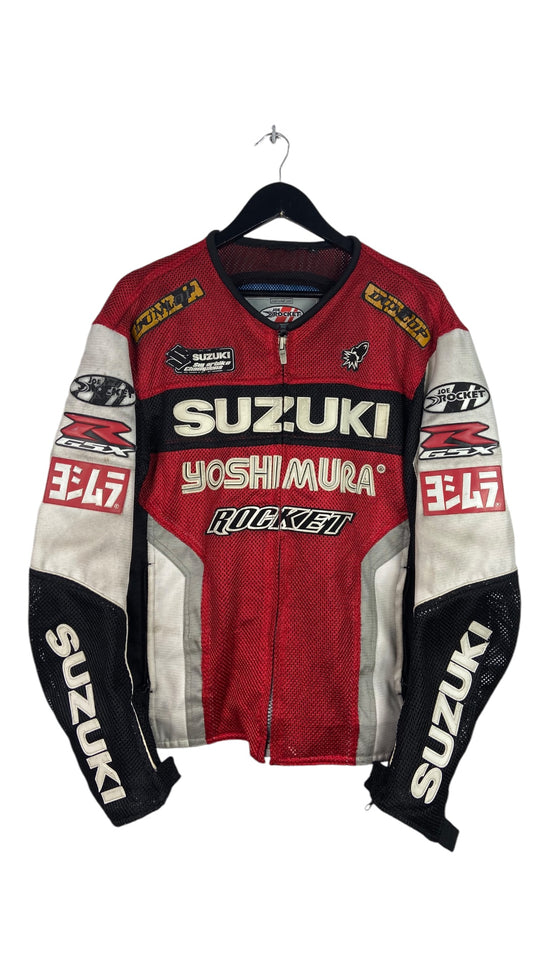 VTG Suzuki Yoshimura Mesh Racing Jacket Sz L