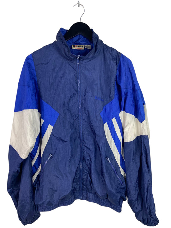 VTG Wilson Blue/White Track Jacket Sz L/XL