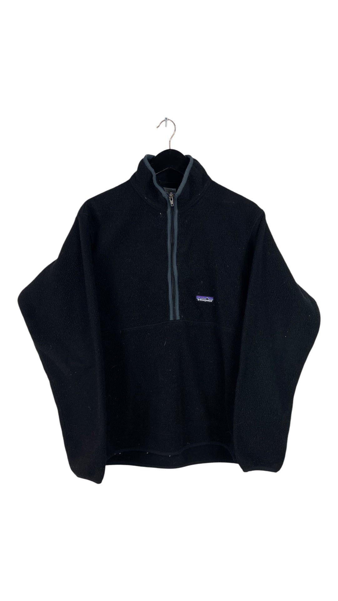 **Patagonia Synchilla Black Fleece 1/2 Zip Jacket Sz M