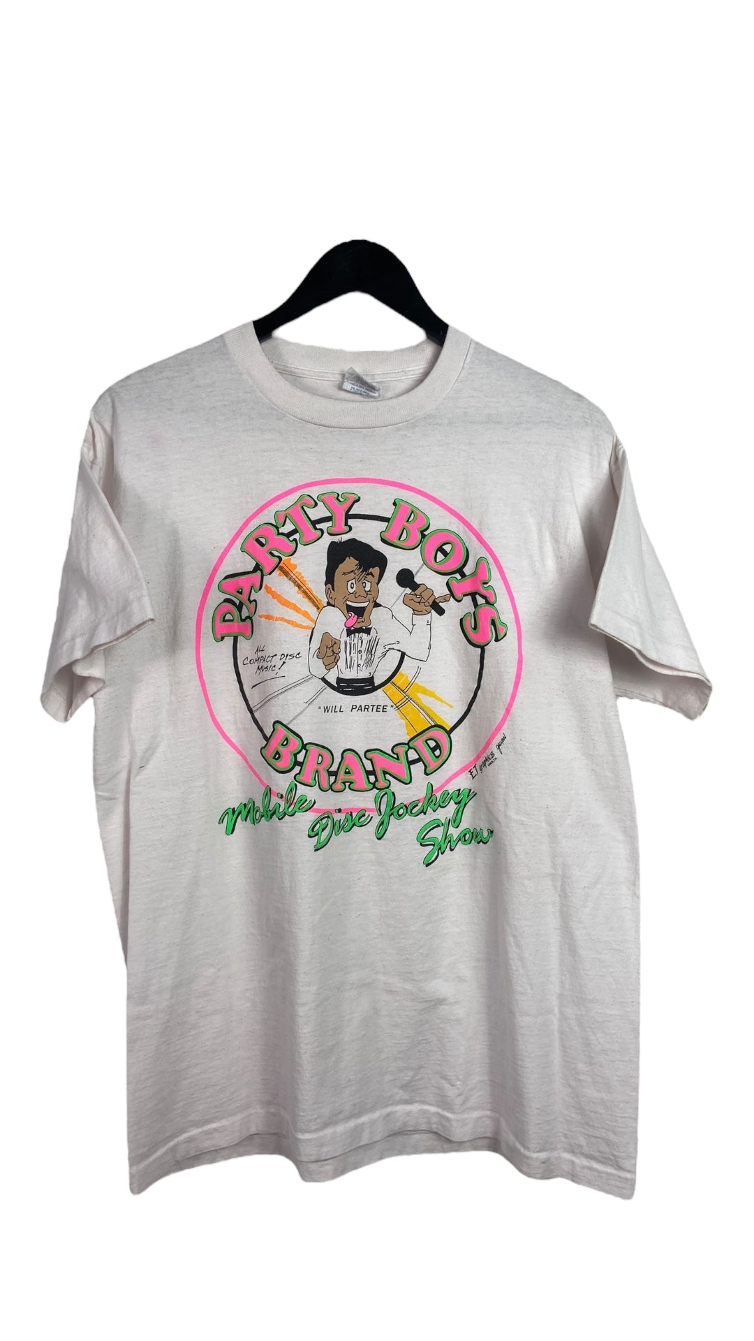 VTG Party Boys Disc Jockey Tee Sz M