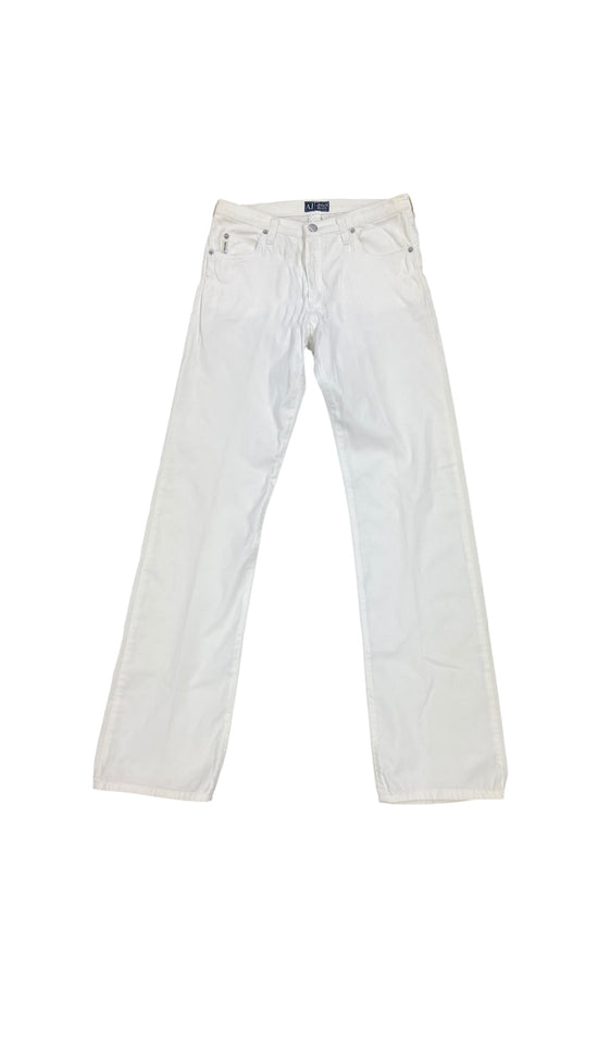 VTG Armani Jeans White Jeans Sz 29x33