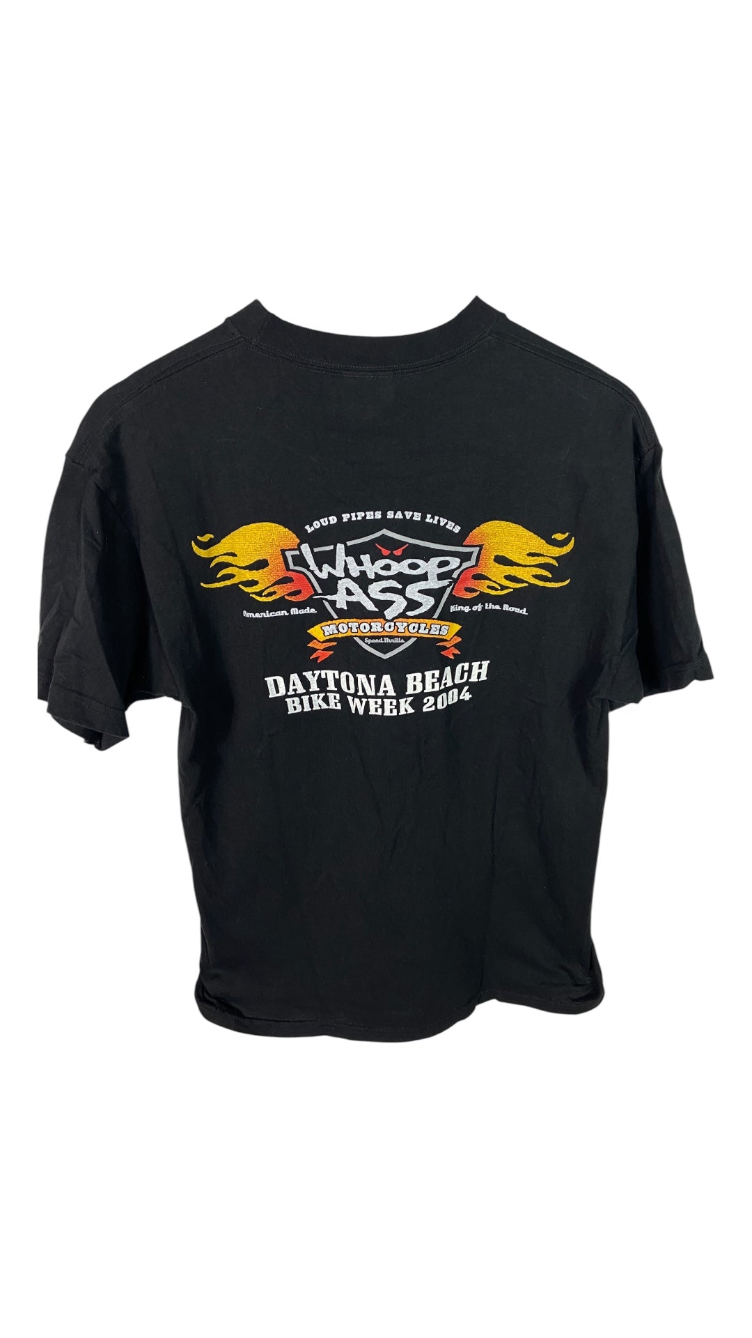 VTG 2004 Whoop Ass Motorcycles Daytona Bike Week Tee Sz Med