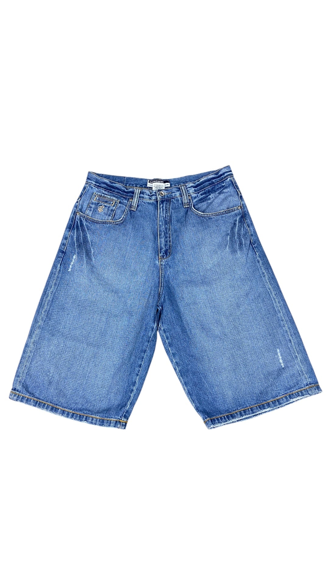 Y2K Rocawear Long Jean Shorts Sz 36"