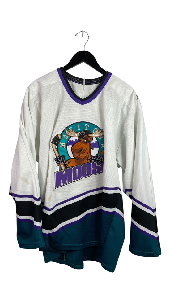 VTG Manitoba Moose Hockey Jersey Sz L