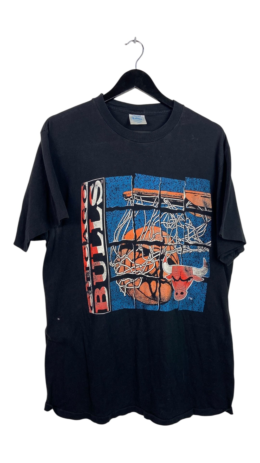 VTG Chicago Bulls Basketball Rim Tee Sz L/XL
