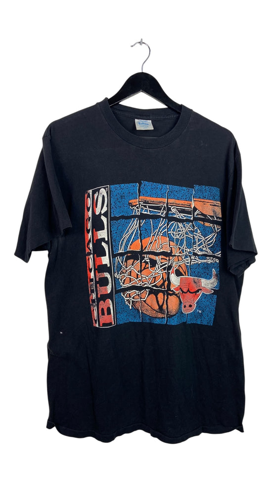 VTG Chicago Bulls Basketball Rim Tee Sz L/XL