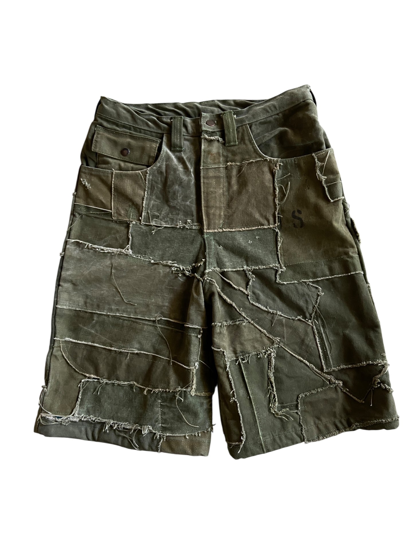 Reworked The Crust Military Duffel Shorts by david turner