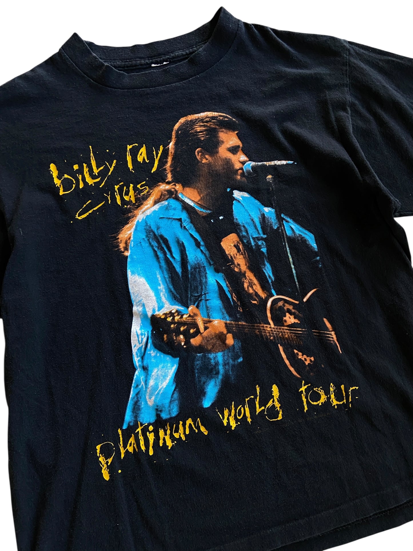 VTG Billy Ray Cyrus Platinum World Tour Tee Sz M