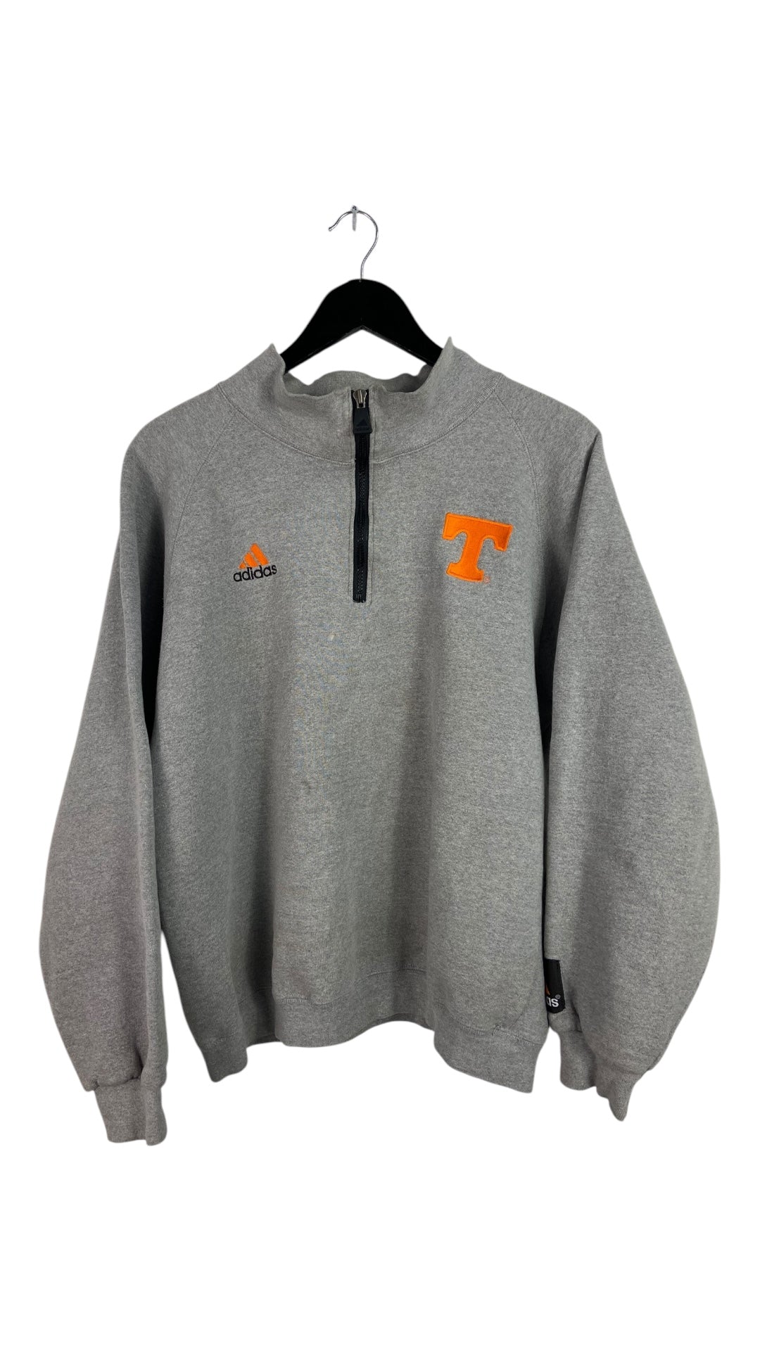 VTG Tennessee Vols Adidas Pullover Quarter Zip Sweater Sz M