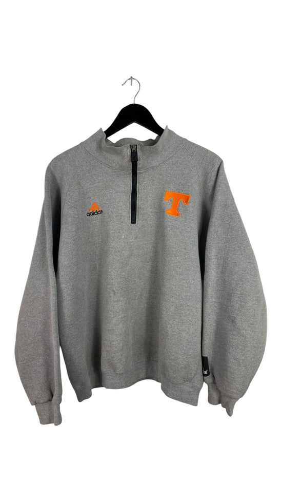 VTG Tennessee Vols Adidas Pullover Quarter Zip Sweater Sz M